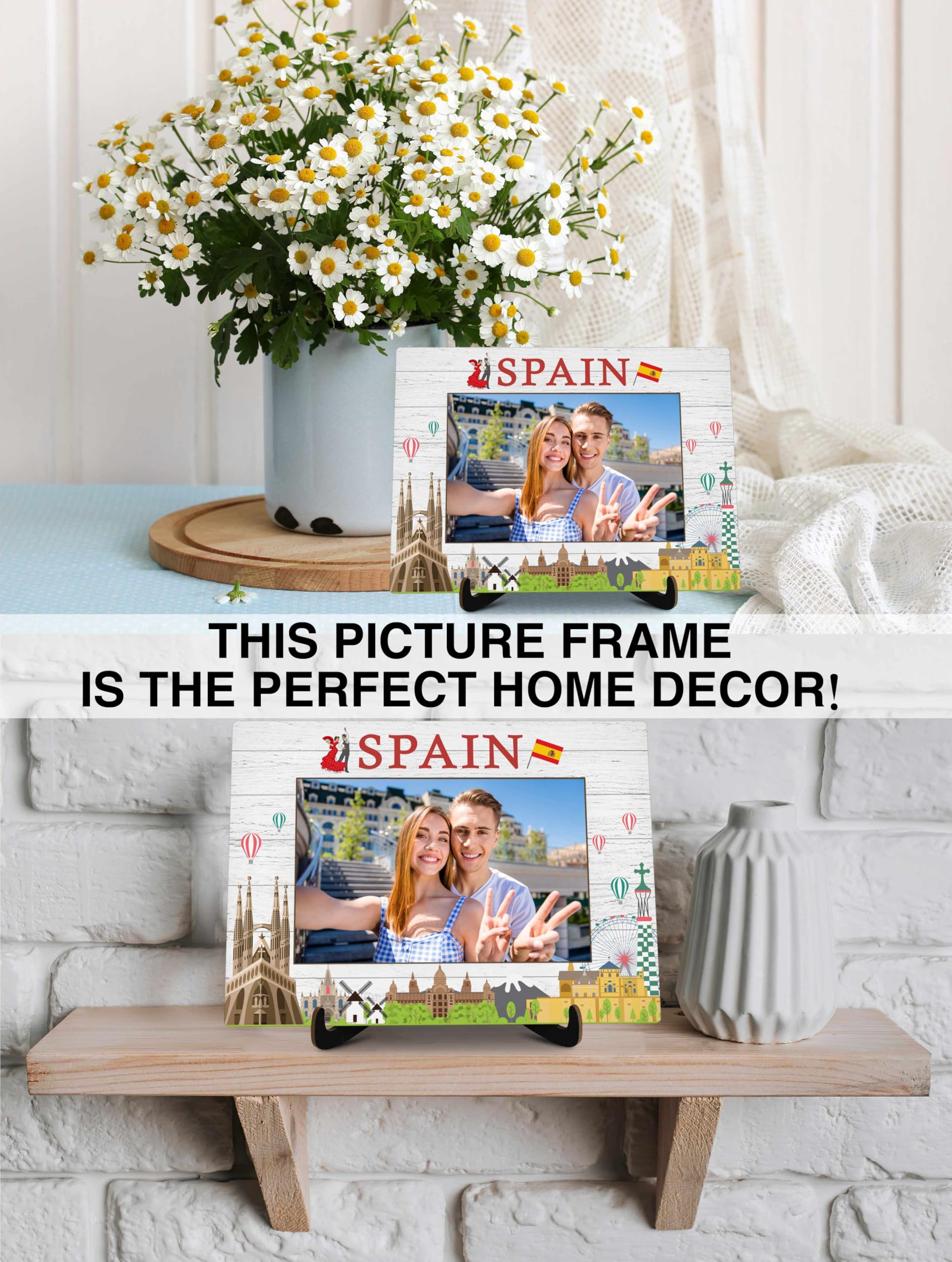 Amazon.com - KFNER Spain Picture Frame, Travel Photo Frame Gifts